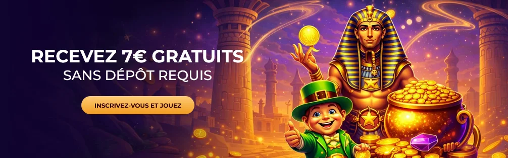 Bonus de 7 € gratuits sans dépôt Gratorama